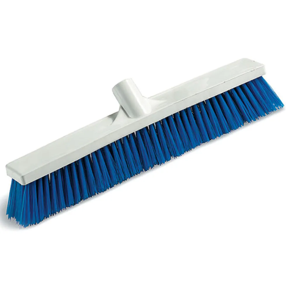 Scopa PBT blu per alimentari da 60 cm.