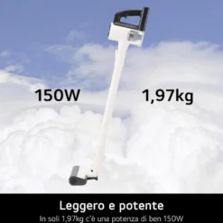 Scopa ricaricabile LG CordZero A9 Air, super-leggera 1,97kg, 150W