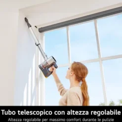 Scopa ricaricabile LG ELECTRONICS A9K-CORE3S con WiFi e 2 batterie
