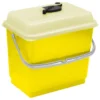 Secchio con coperchio 4 litri giallo