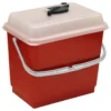 Secchio con coperchio 4 litri rosso