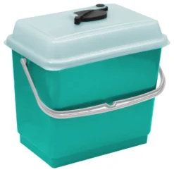 Secchio con coperchio 4 litri verde