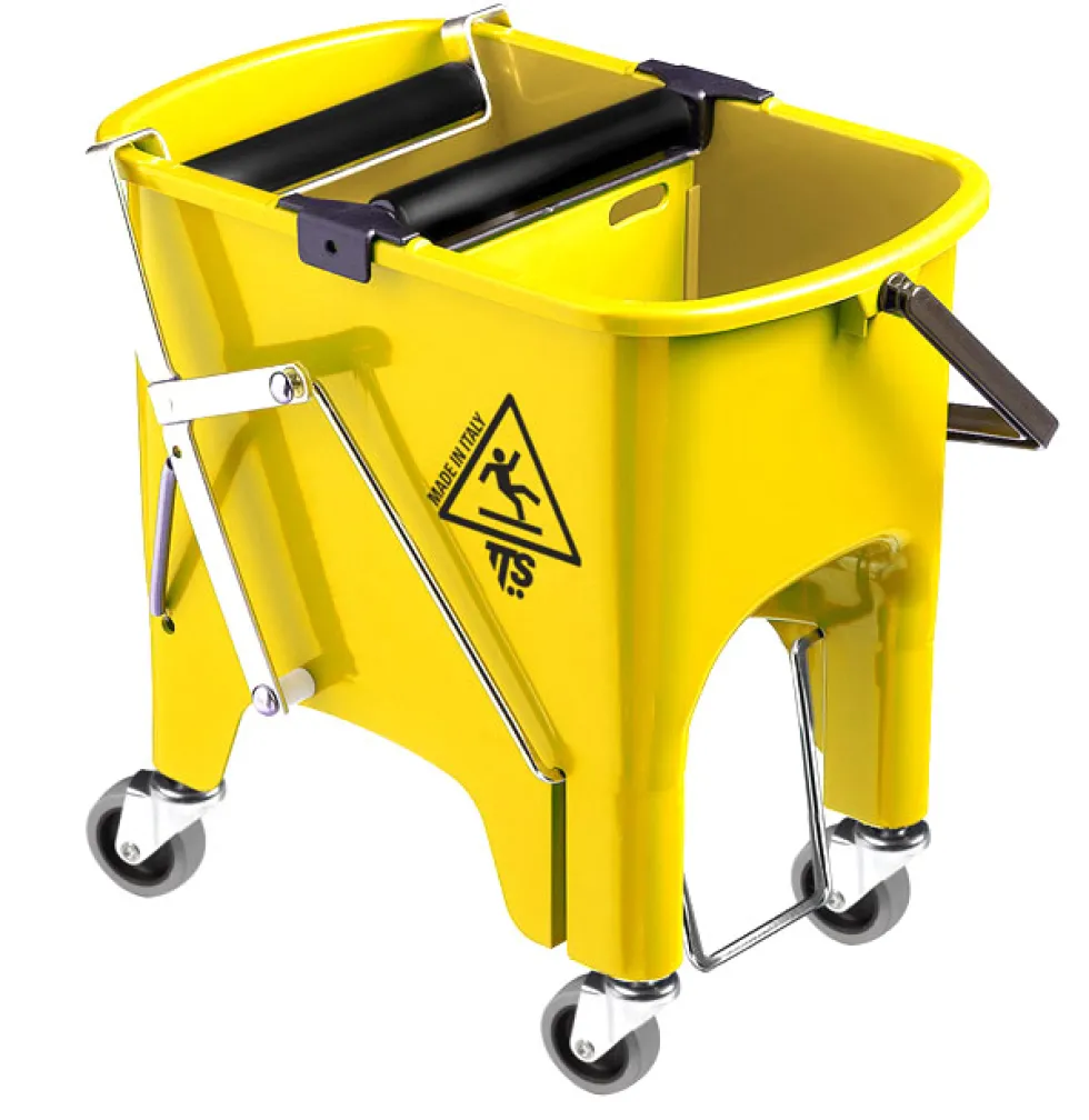 Secchio Squizzy Roll giallo da 15 Lt.