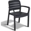 Sedia con braccioli Allibert K221209K939KK TISARA Grafite
