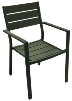 Sedia con braccioli Amicasa LS TC 805 KARIM Grigio