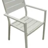 Sedia con braccioli Amicasa LS TC 805 KARIM Bianco