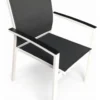 Sedia con braccioli Amicasa LS TC727 SARIM Bianco e Antracite