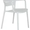 Sedia con braccioli Amicasa PP 831 CRETA Bianco