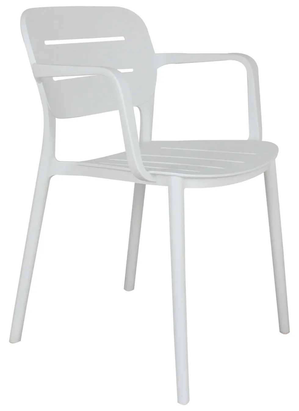 Sedia con braccioli Amicasa PP 831 CRETA Bianco