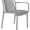 Sedia con braccioli Amicasa PP 776A CORBARA Grigio