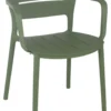 Sedia con braccioli Amicasa PP 831 CRETA Verde