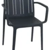 Sedia con braccioli Amicasa PP 951A MARBELLA Antracite