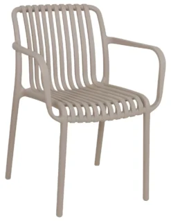 Sedia con braccioli Amicasa PP 776A CORBARA Sabbia