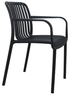 Sedia con braccioli Amicasa PP 776A CORBARA Antracite
