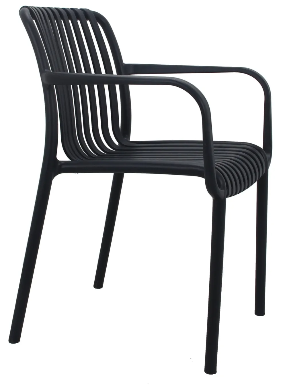 Sedia con braccioli Amicasa PP 776A CORBARA Antracite