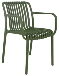 Sedia con braccioli Amicasa PP 776A CORBARA Verde