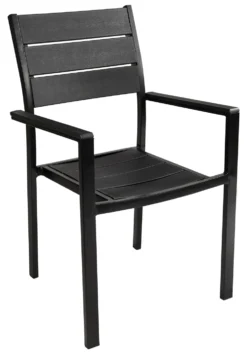 Sedia con braccioli Amicasa YC 051 CORTINA Antracite