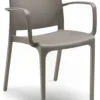 Sedia con braccioli Bica 301 1 VOLGA Taupe