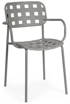 Sedia con braccioli Yes Everyday 0650036 CLOVER Grigio