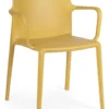 Sedia con braccioli Yes Everyday 0650047 CHLORIS Ocra