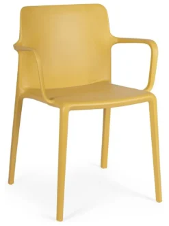 Sedia con braccioli Yes Everyday 0650047 CHLORIS Ocra