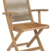 Sedia con braccioli Yes Everyday 0806991 DANUBIO Tortora