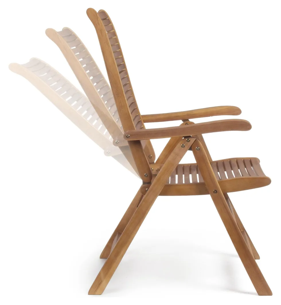 Sedia con braccioli Yes Everyday 0805124 NOEMI Acacia naturale