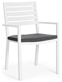 Sedia con braccioli Yes Everyday 0662928 HELINA Bianco