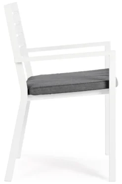 Sedia con braccioli Yes Everyday 0662928 HELINA Bianco