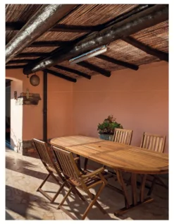 Sedia con braccioli Yes Everyday 0805127 MALI Acacia naturale