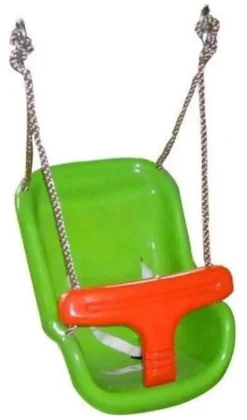 Sedile altalena New Plast 9710 corde ed agganci inclusi Verde