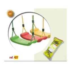 Sedile altalena New Plast 427 corde ed agganci inclusi Assortito