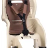 Seggiolino bici HTP Design SANBAS P per portapacchi Beige e Marrone