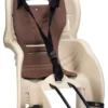 Seggiolino bici HTP Design SANBAS T a telaio Beige e Marrone