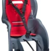 Seggiolino bici HTP Design SANBAS T a telaio Antracite e Rosso