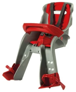 Seggiolino bici Okbaby 760 ORION Argento e Rosso