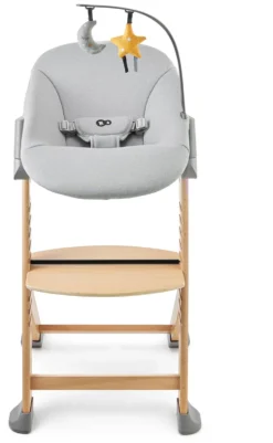 Seggiolone Kinderkraft KHENCA00GRY0000 ENOCK evolutivo 4 in 1 con sdra