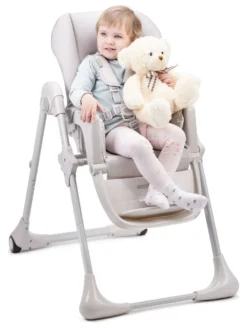 Seggiolone Kinderkraft KKKYUMMMUL0000 YUMMY regolabile Bianco multicol
