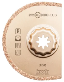 Semicircolare fresatura Kwb 707592 STARLOCK