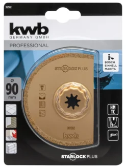 Semicircolare fresatura Kwb 707592 STARLOCK