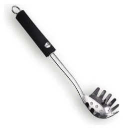 Servi spaghetti Ghidini Cipriano 1733 TWIST Cromo e Nero