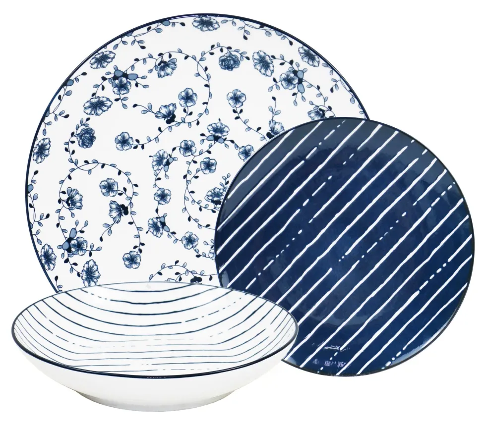 Servizio piatti Amicasa Art 52 GIUSY Blu