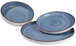 Servizio piatti Amicasa Art 24 VERTIGO Azzurro