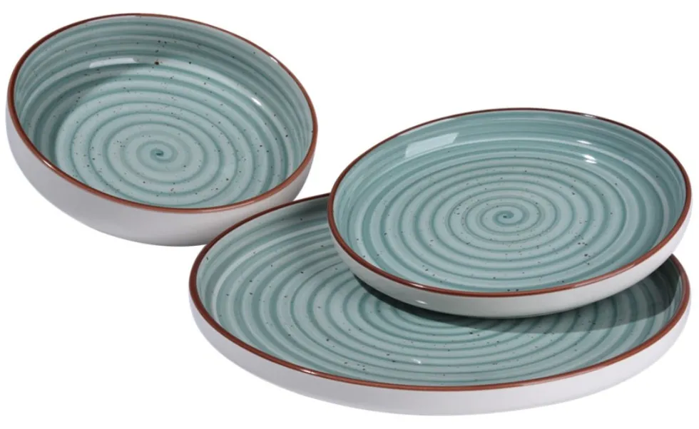 Servizio piatti Amicasa Art 26 VERTIGO Verde