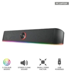 Set altoparlanti pc Trust 24007 GXT 619 Thorne Rgb Illuminated Soundba