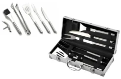 Set attrezzi barbecue Ompagrill 06420 Cromo