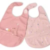 Set bavaglini Chicco 00016301150000 con tasca briciole Rosa