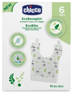 Set bavaglini Chicco 00010399000000 monouso compostabile