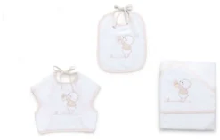 Set bavaglini Italbaby 15 5020 106 BEAR Avorio