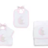 Set bavaglini Italbaby 15 5020 401 MOON Rosa